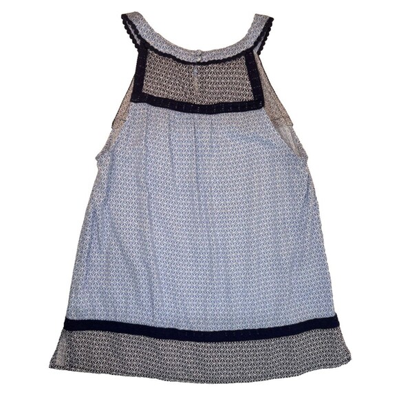 Anthropologie Skies are Blue Crochet Halter Tank, XS Navy Boho Flowy Festival - Picture 3 of 6